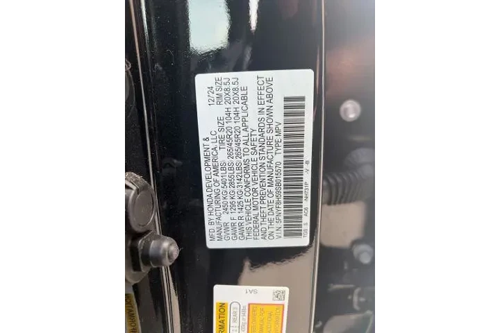 $37995 : Honda Passport 2025 AWD EX-L image 9