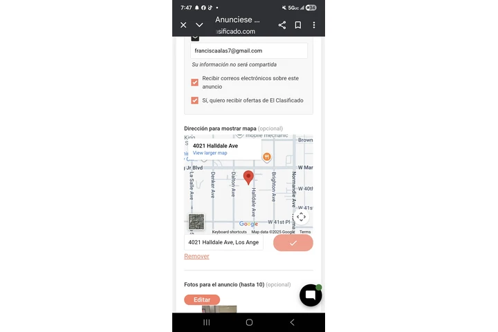 $1000 : Rento cuarto $1000 y depósito image 2