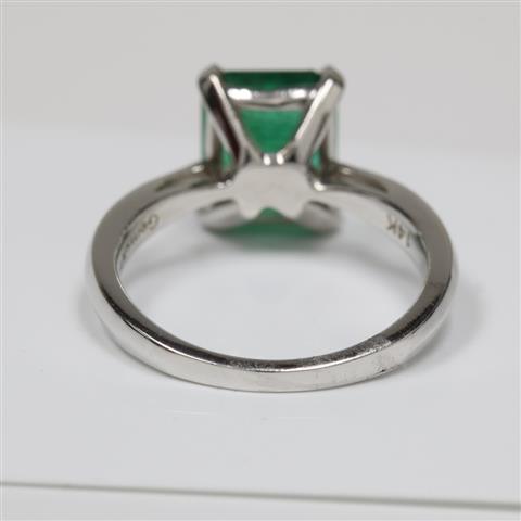 $8700 : Shop Emerald Engagement Rings image 1