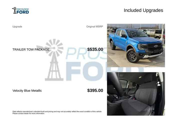 $33995 : Ford Ranger 2025 4x2 XLT 4dr image 3