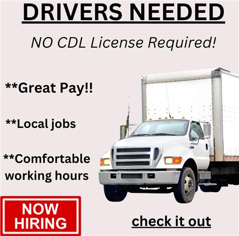 DRIVERS NEEDED image 1