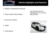 $37649 : Honda CR-V Hybrid 2025 AWD S thumbnail