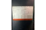 $8900 : Forklift Eléctrico Toyota thumbnail