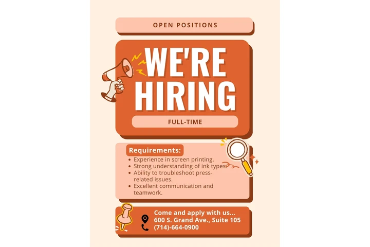 Now Hiring in Santa Ana image 1