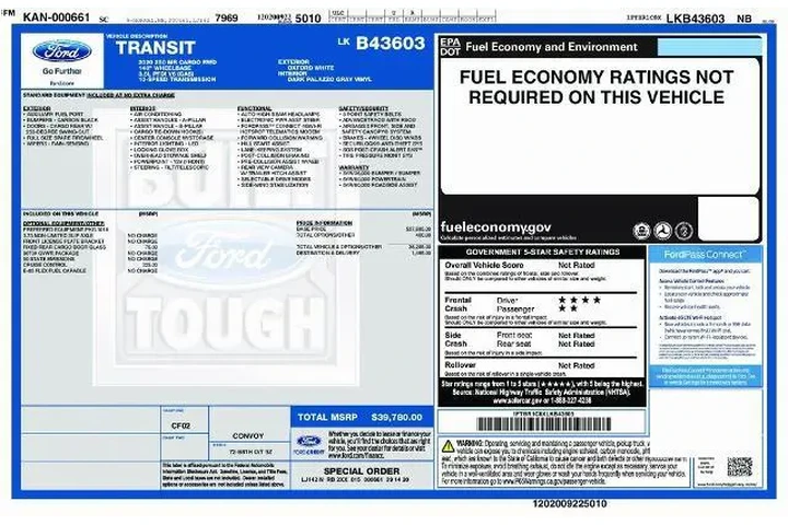 $28999 : Ford Transit 2020 250 3dr SW image 1