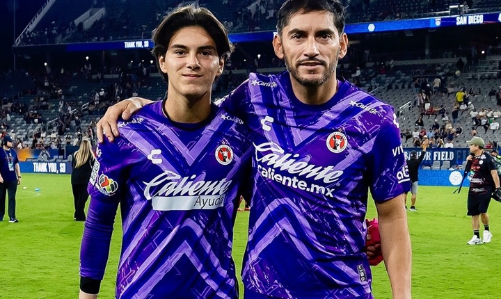 Chuy Corona y su hijo José Miguel