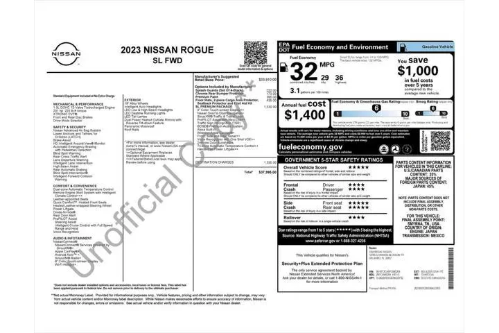 $24587 : Nissan Rogue 2023 SL 4dr Cro image 4