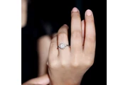 $539 : Lab Grown Halo Diamond thumbnail