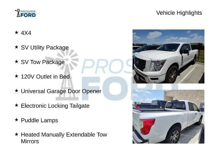 $38995 : Nissan Titan 2024 4x4 SV 4dr image 5