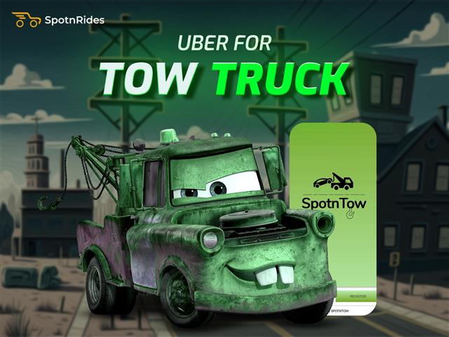 Uber for Tow Trucks SpotnRides image 2