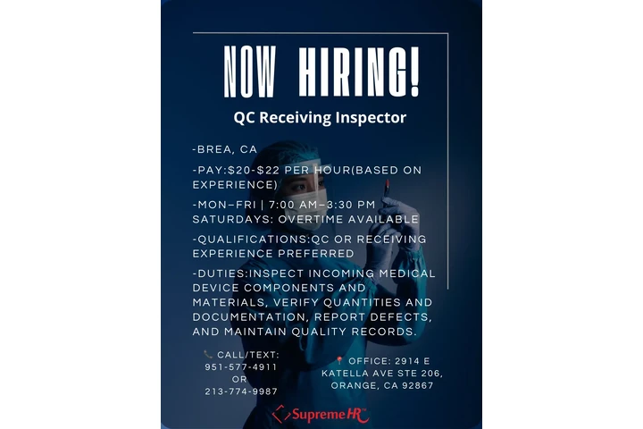 QC Receiving Inspector image 1