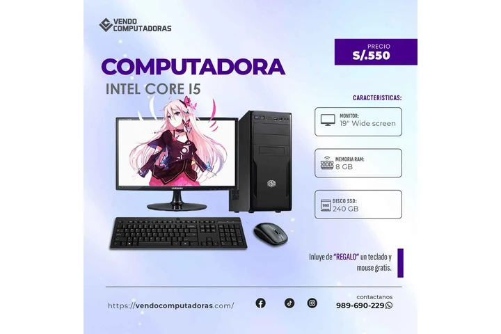 $550 : ACTUALIZA TU EQUIPO Y TRABAJA image 1