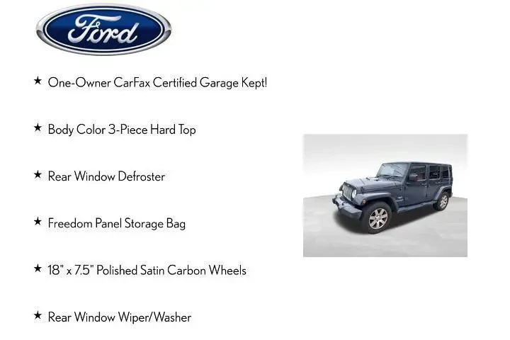 $17712 : Jeep Wrangler Unlimited 2017 image 6