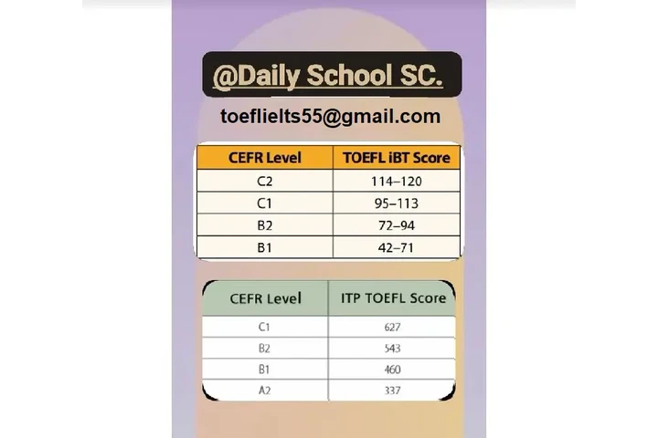 Certificado TOEFL válido image 1