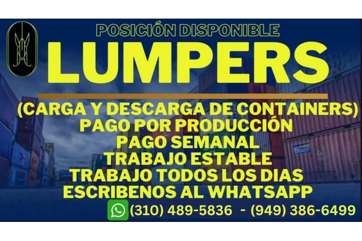 SE SOLICITAN LUMPERS image 1