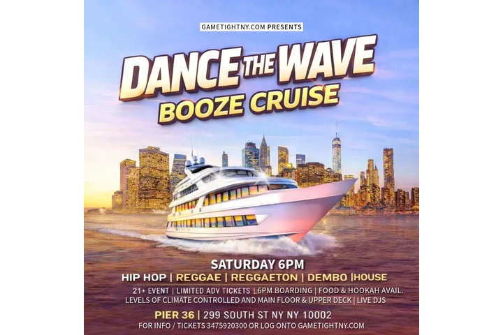 NYC DANCE THE WAVE BOOZE CRUIS image 1
