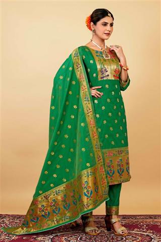 $15 : Elegant Churidar Suits Online image 3