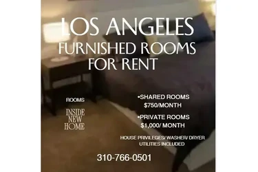 FURNISHED ROOMS FOR RENT en Los Angeles