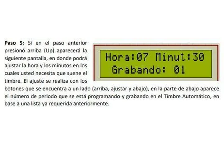 Timbre Automatizado / colegios image 5