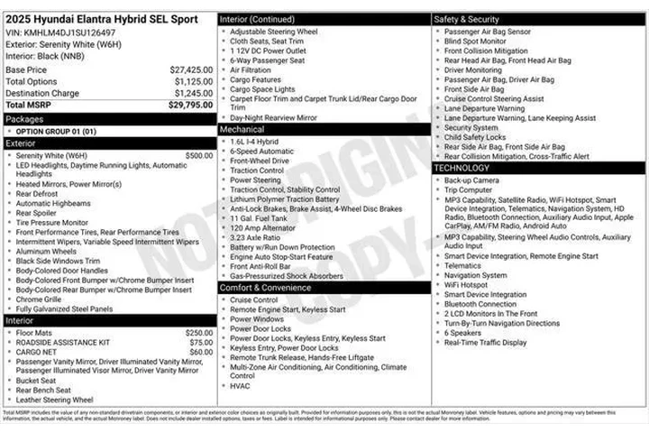 $24157 : Hyundai ELANTRA Hybrid 2025 image 7