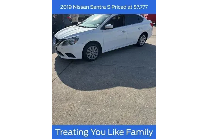 $7777 : Nissan Sentra 2019 S 4dr Sed image 1