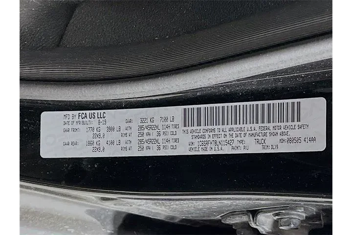 $38975 : Ram 1500 2020 4x4 Limited 4d image 5