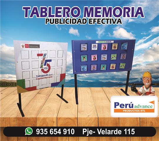 TABLERO DE MEMORIA JUEGOS image 8