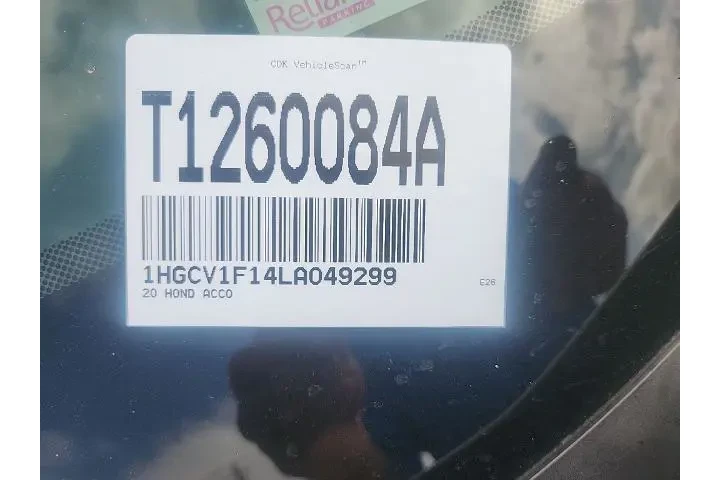 $20861 : Honda Accord 2020 LX 4dr Sed image 4