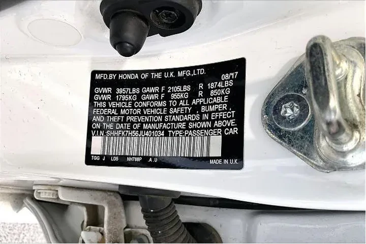 $15251 : Honda Civic 2018 EX 4dr Hatc image 8