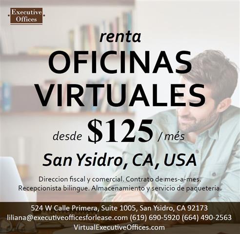 $125 : OFICINAS VIRTUALES SAN YSIDRO image 3