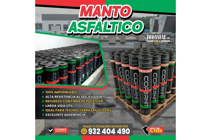 $1 : Manto asfáltico 100% imperm. image 1