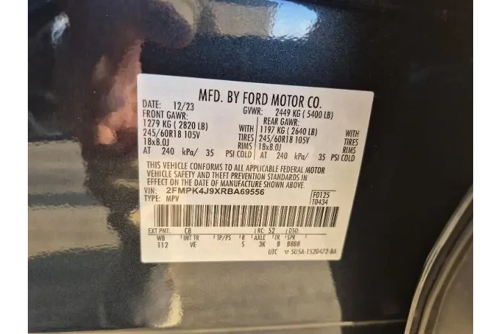 $27291 : Ford Edge 2024 AWD SEL 4dr S image 5