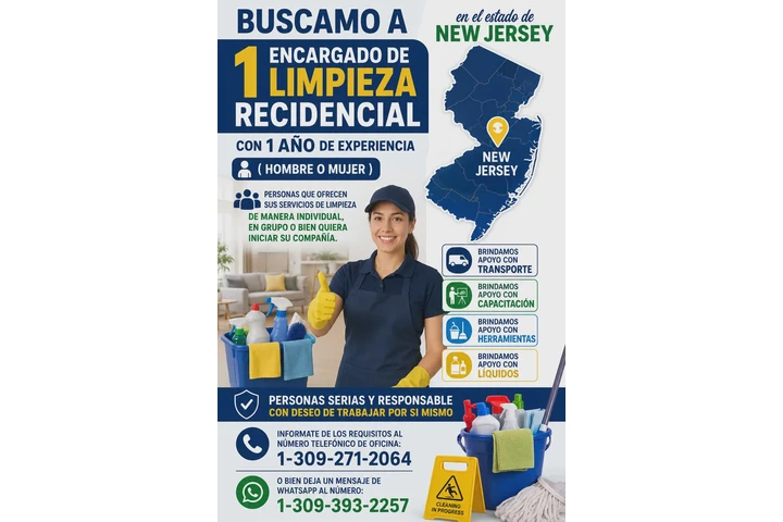 EMPLEO EN JERSEY DE LIMPIEZA image 1