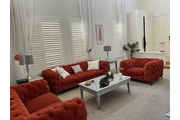 $1400 : Juego de sala  color naranja thumbnail