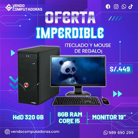 $449 : ¡PC CORE i5 A PRECIO BAJO! image 1