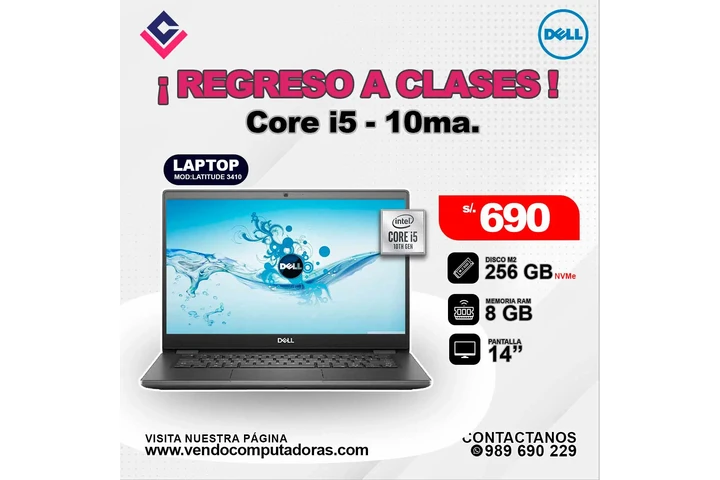Laptop DELL Intel Core i5 - 10 image 1