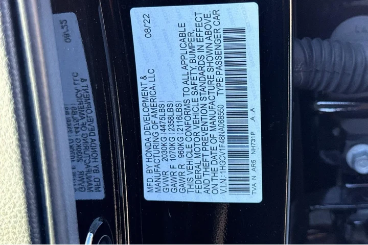 $25500 : Honda Accord 2022 Sport Spec image 2