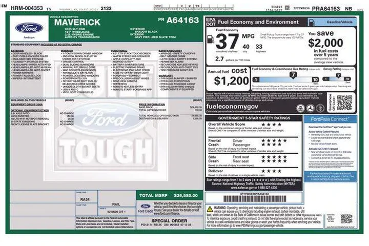 $25399 : Ford Maverick 2023 XL 4dr Su image 7