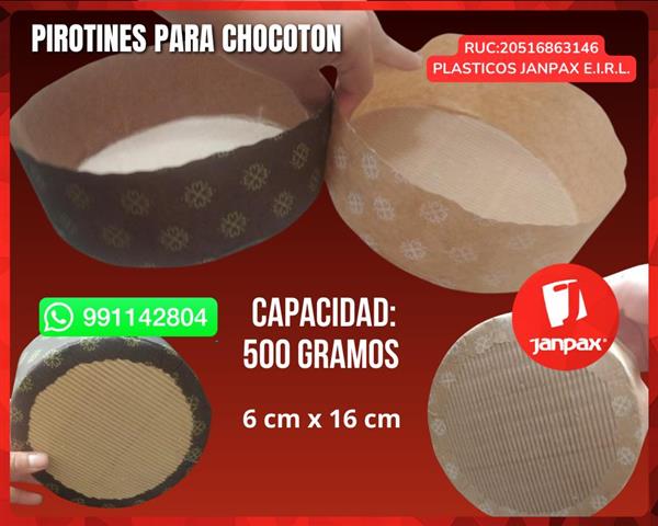 $90 : PIROTINES PARA CHOCOTON image 2