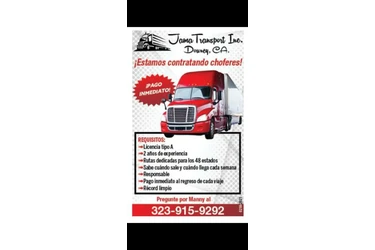 Se busca choferes en Los Angeles