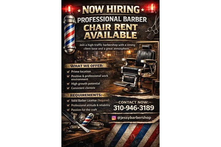 Barber wanted image 1