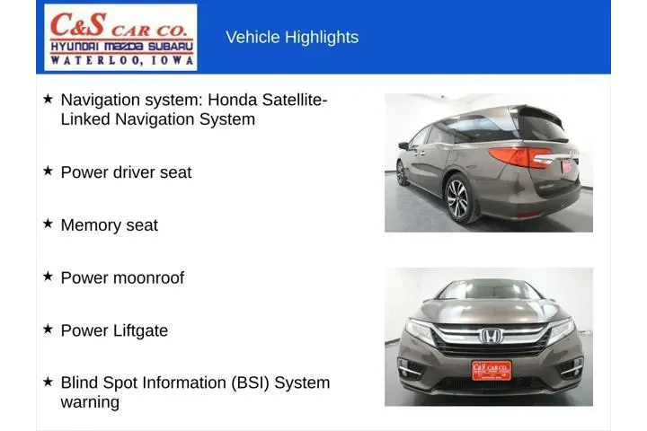 $20900 : Honda Odyssey 2019 Elite 4dr image 6