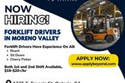 Forklift Drivers Moreno Valley