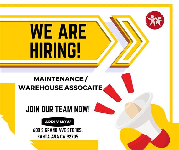 Now Hiring For Warehouse image 1