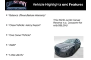 $36391 : Lincoln Corsair 2023 AWD Res thumbnail