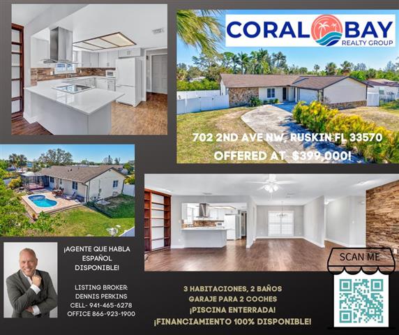 $399000 : Casa con piscina en Ruskin, Fl image 1