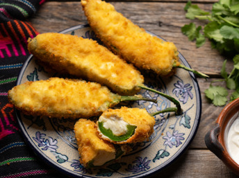 los jalapeños rellenos se pueden preparar en una air fryer