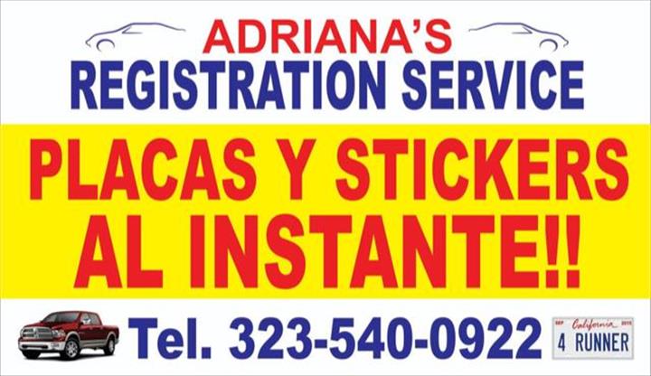 Adriana's Registration Service image 1