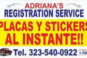Adriana's Registration Service