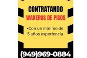 SOLICITO WAXEROS DE PISOS📍